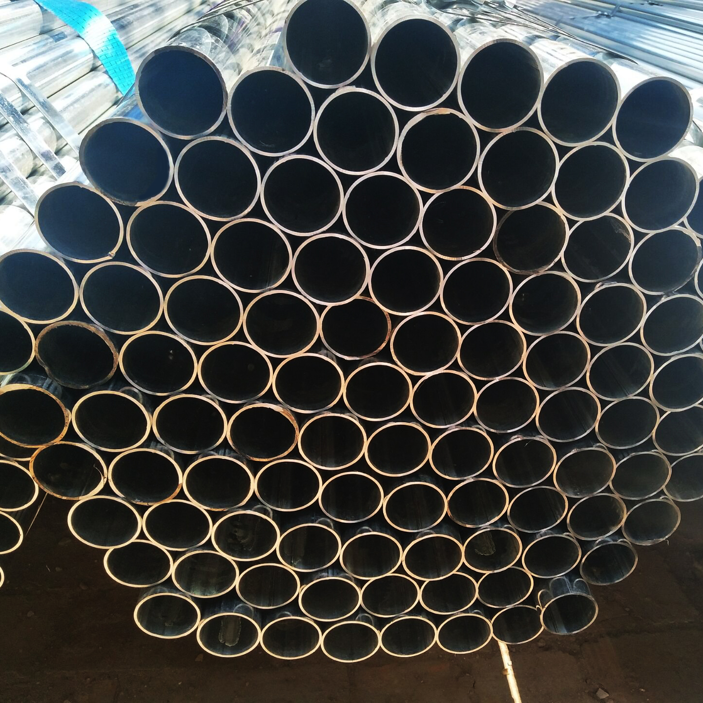 Galvanized steel Pipe Single-span Pipe Agricultural Plastic Film furniture pipe